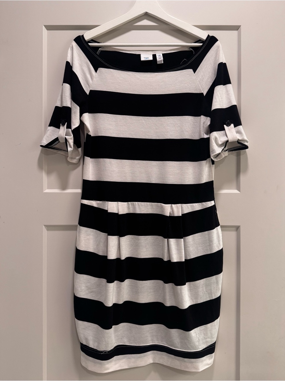 Piper & Blue Stripe 3/4 Sleeve Dress